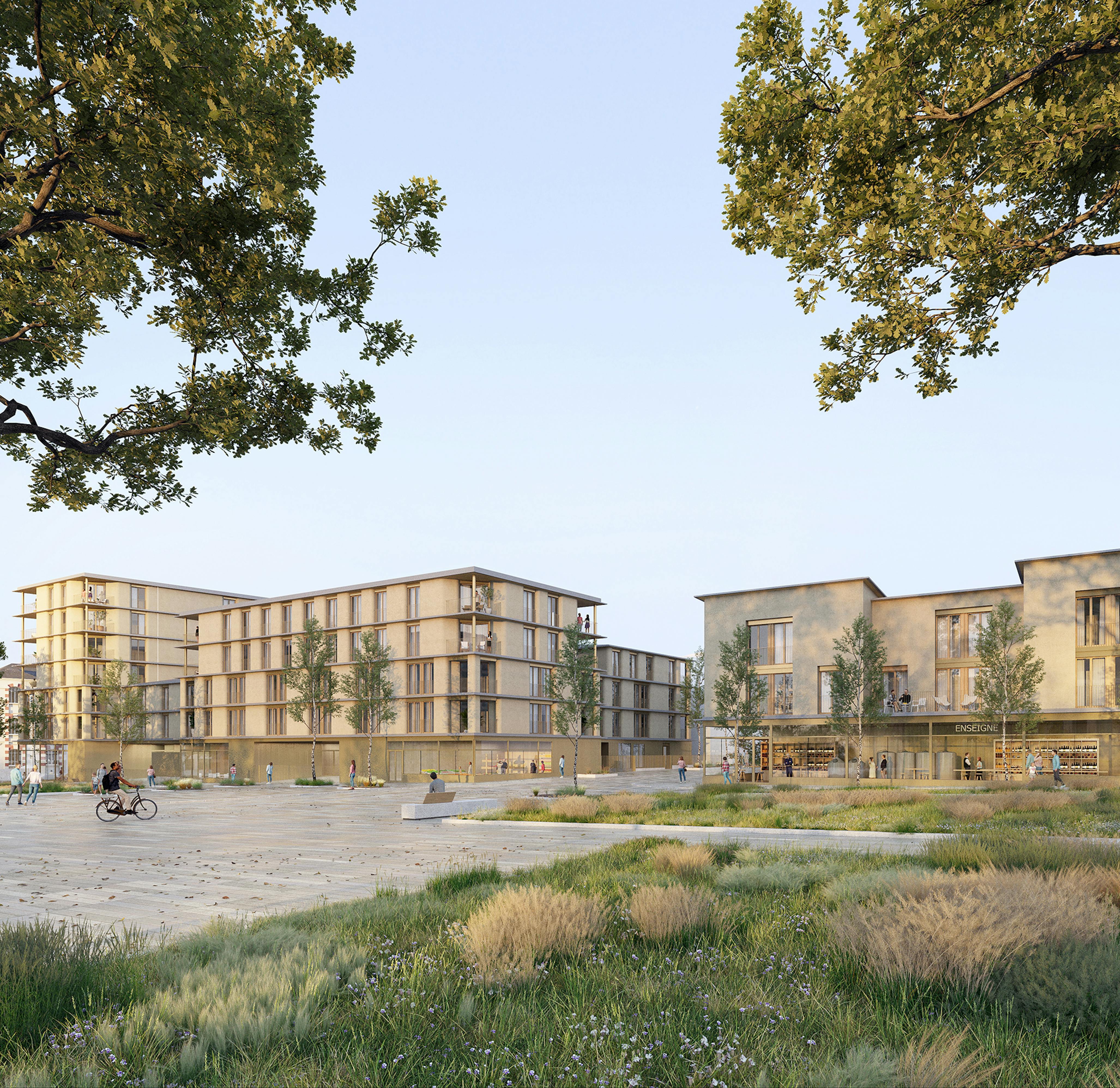 Perspective extérieure de la résidence "Matera"