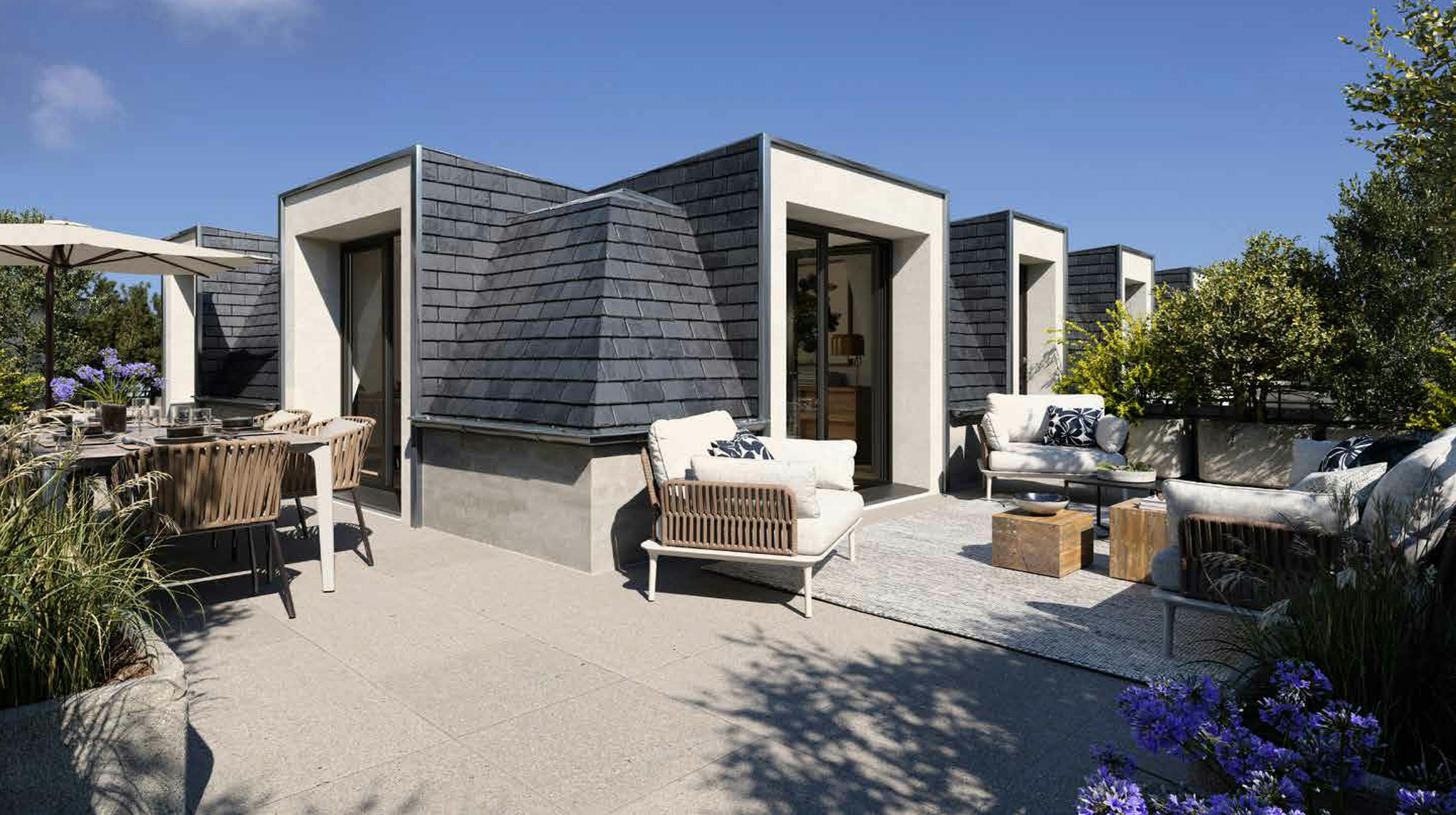 PERSPECTIVE EXTERIEURE VILLA CONDORCET