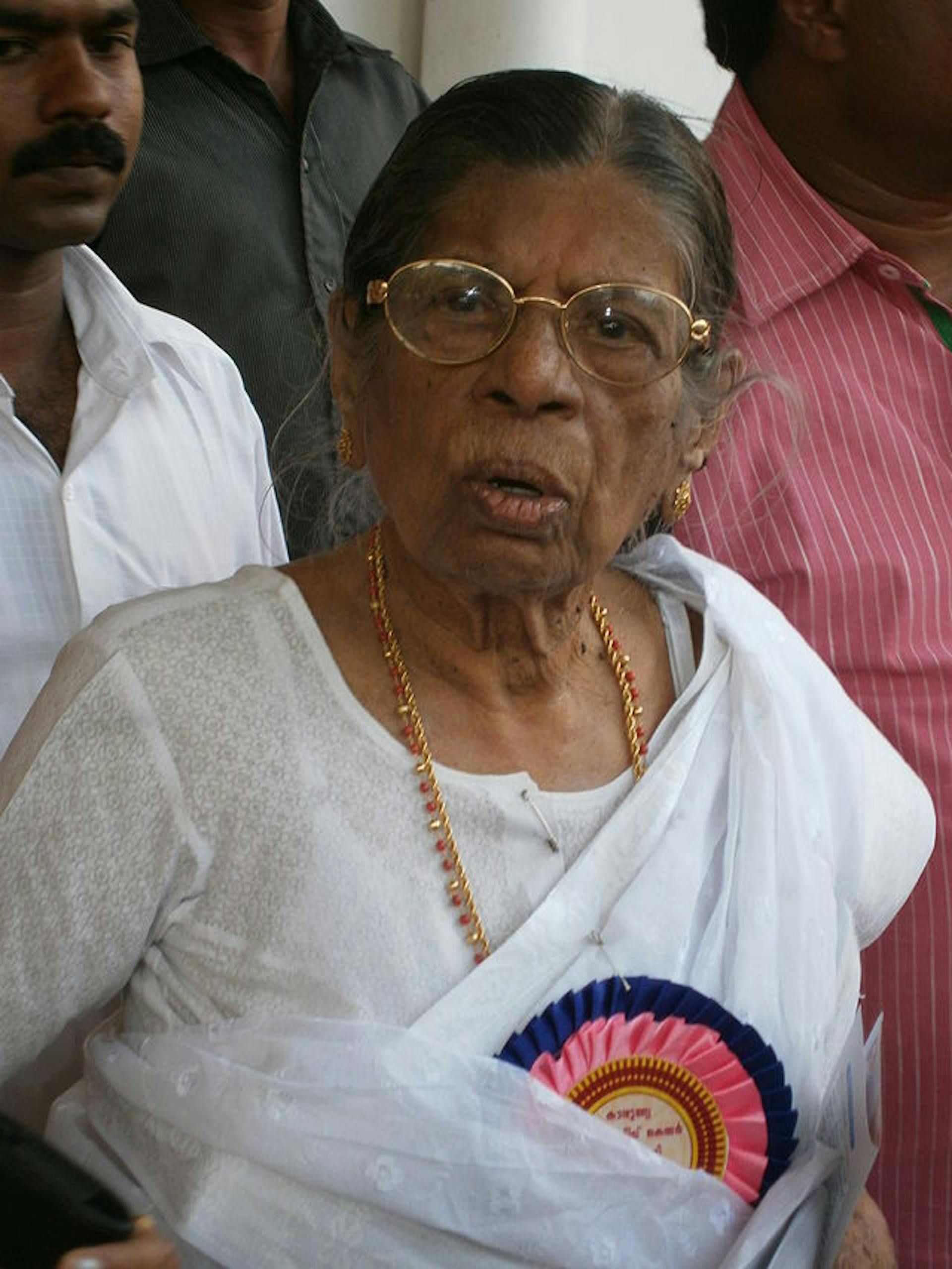 KR Gouri Amma in 2013