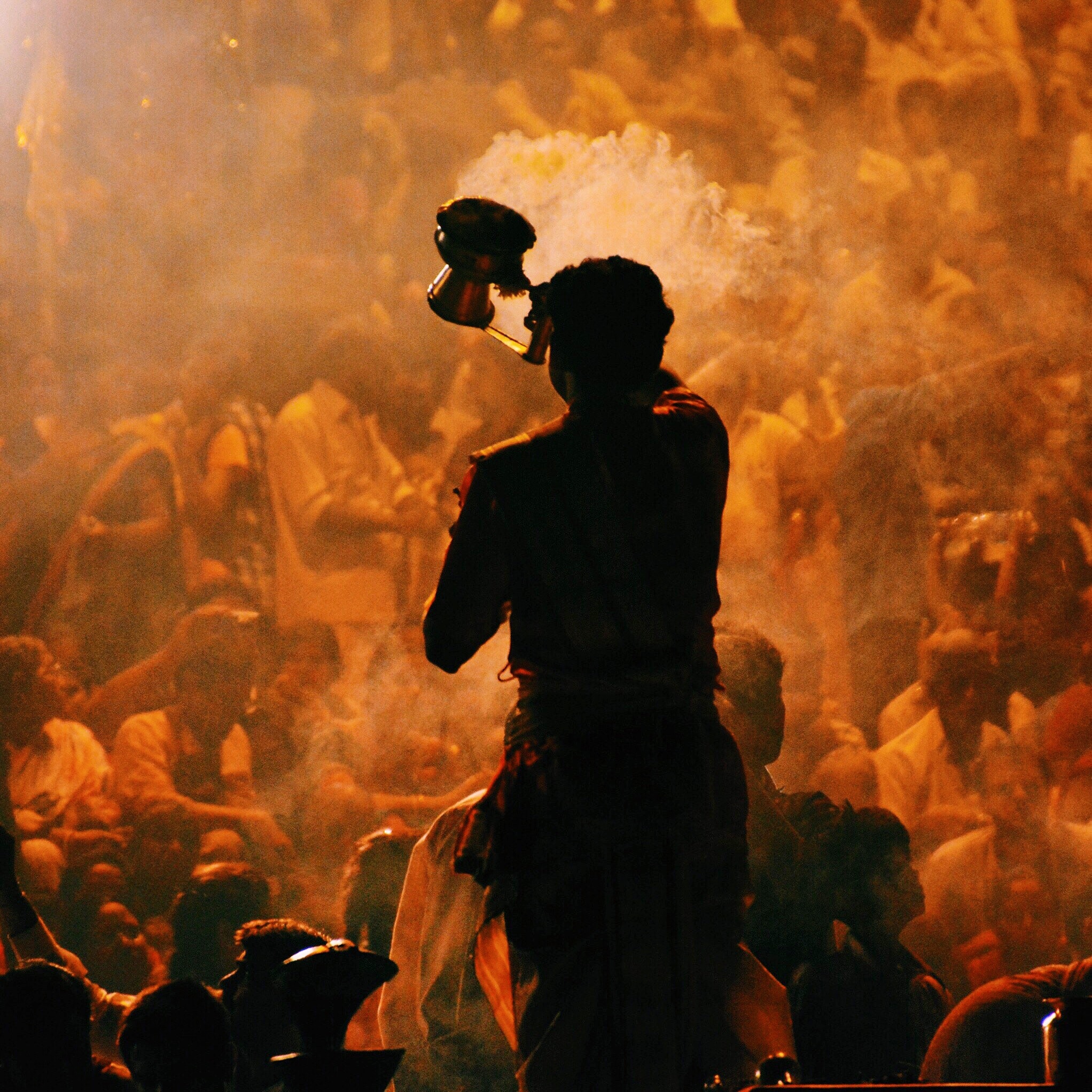Image of prayers at a temple