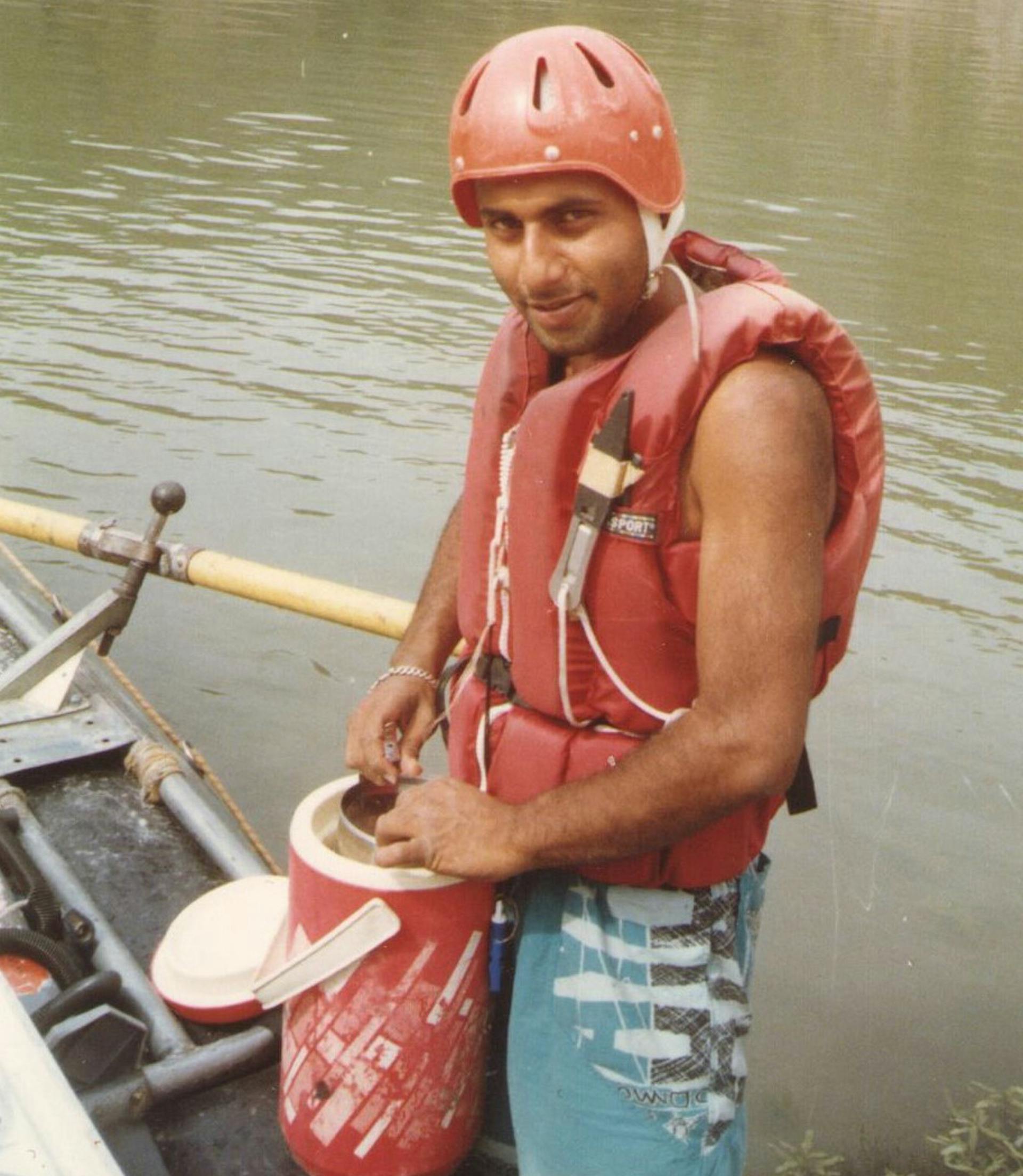 Akshay Kumar in 1990, a few months before the expedition. Courtesy: Salil Kumar