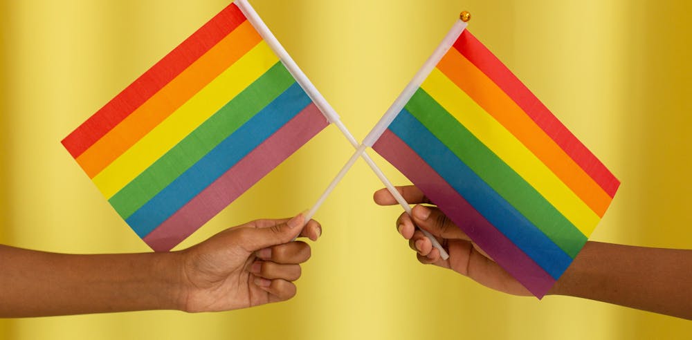 Image of the pride flag