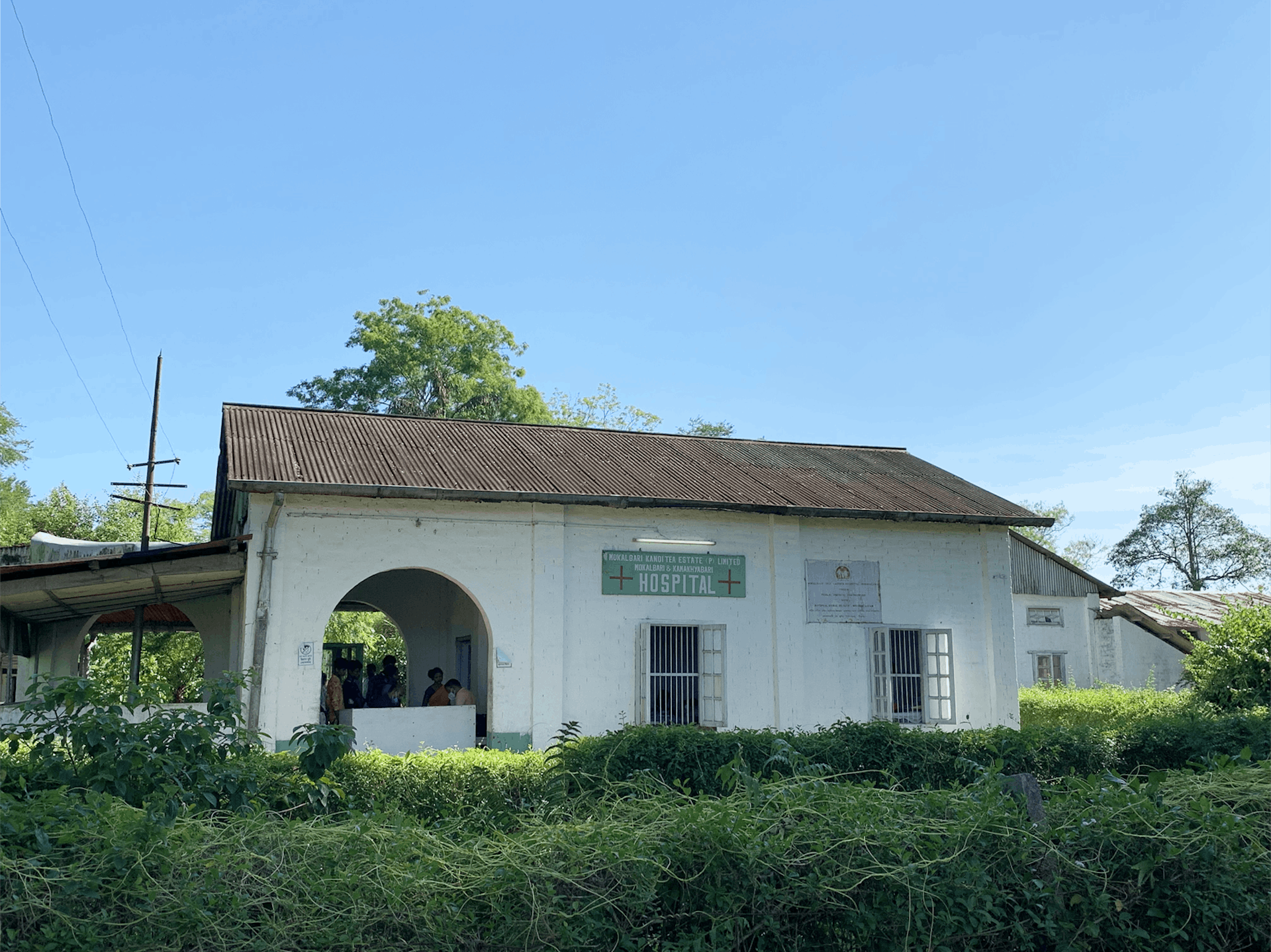 The hospital on the Mokalbari tea estate. Picture Credit: Kasturi Das