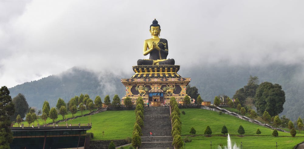 Image of a temple in Sikkim