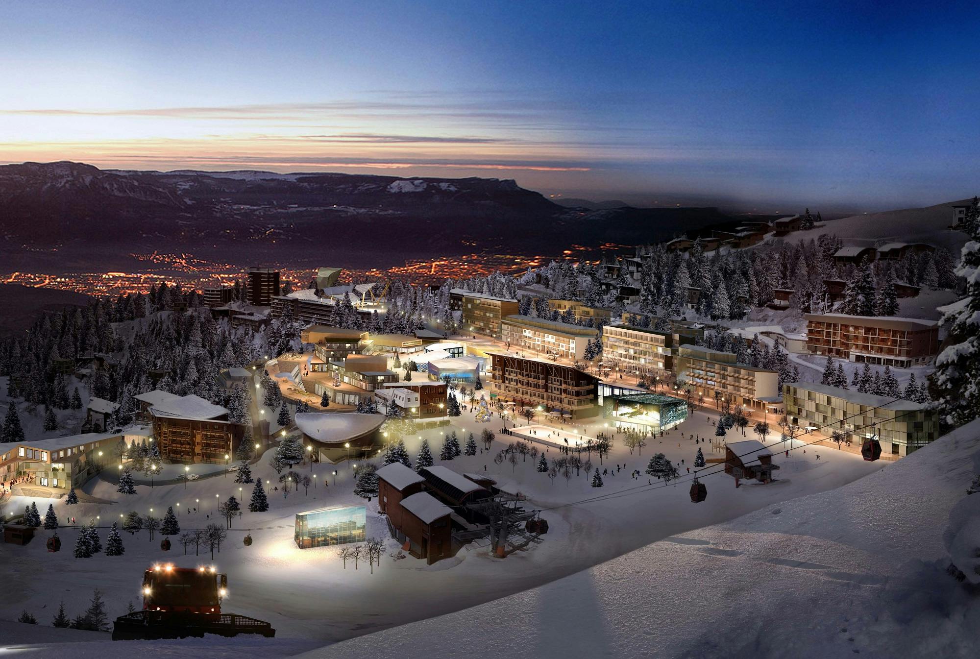 A quoi ressemblera la première station de ski intelligente française ?