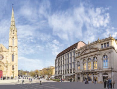 La Porte romaine de Norman Foster à Nîmes 