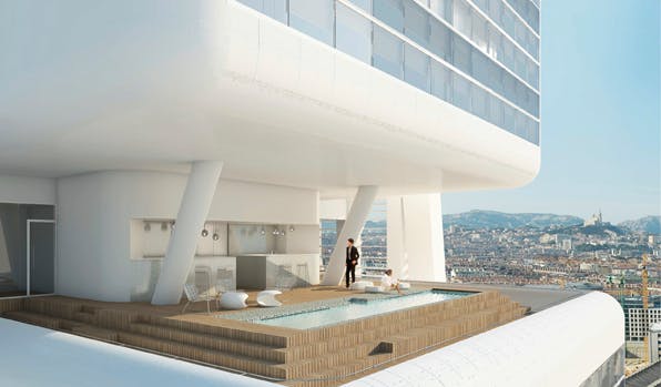La plus haute tour de logements à Marseille
