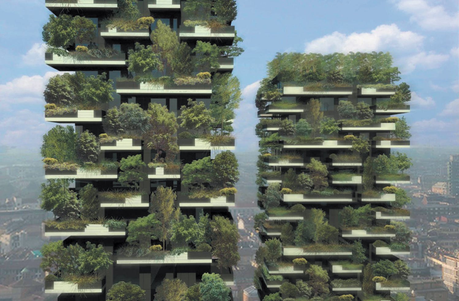 Une forêt verticale à Milan