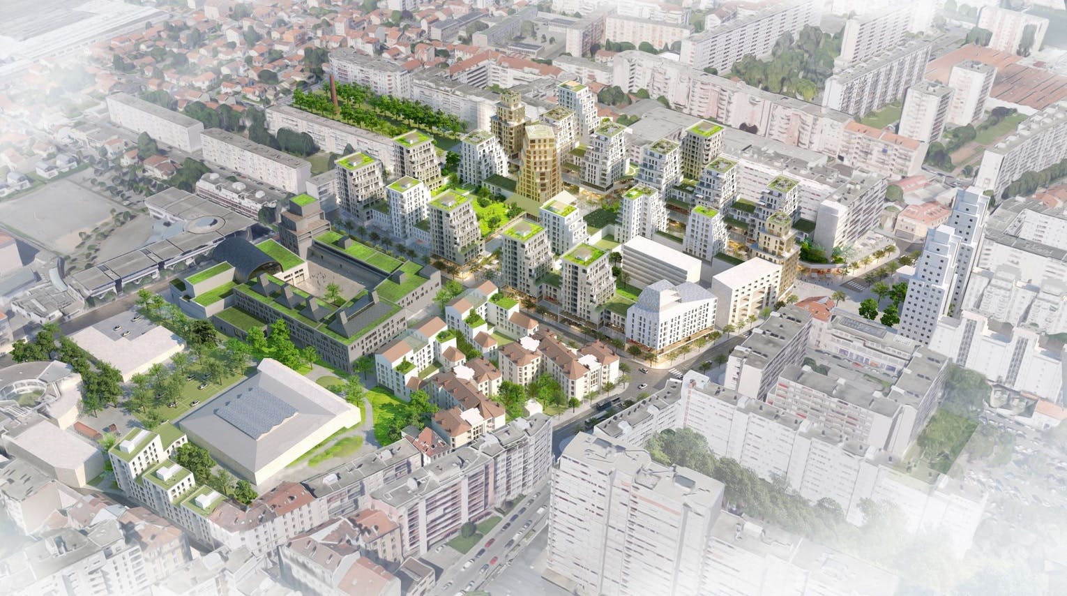 Villeurbanne, futur foyer des gratte-ciel