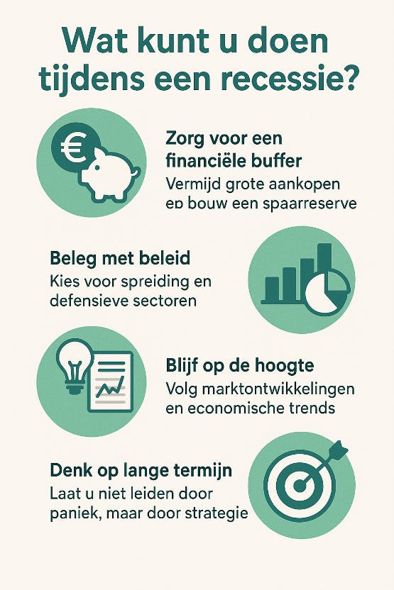Infographic recessie