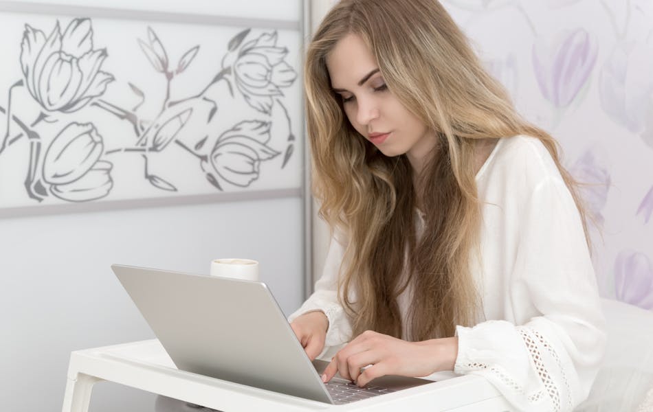 Woman on laptop