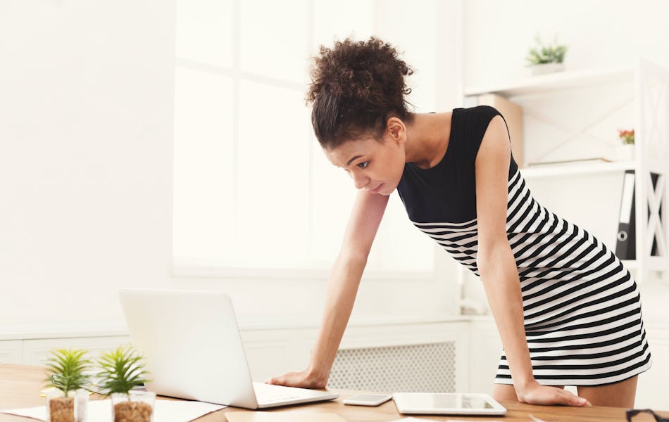 Woman on laptop