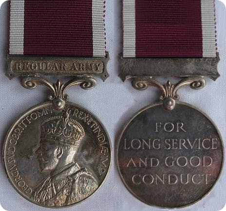 Military medal for long service and good conduct