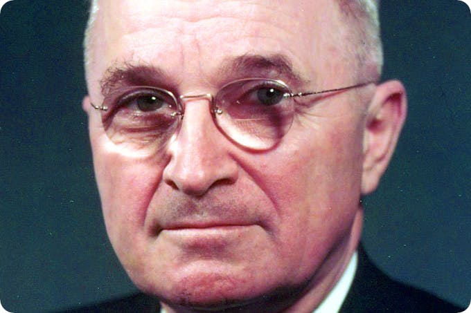 US President Harry S. Truman