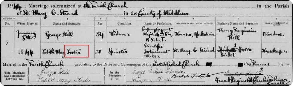 Westminster marriage records