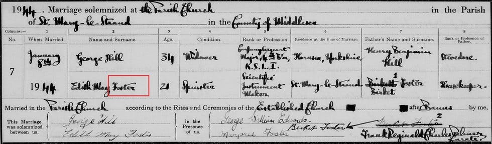 Westminster marriage records