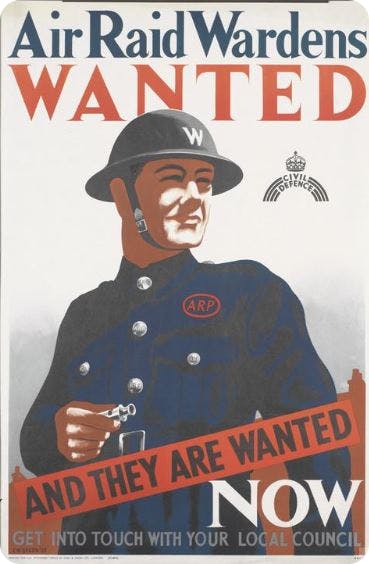 British Home Front recruitment poster