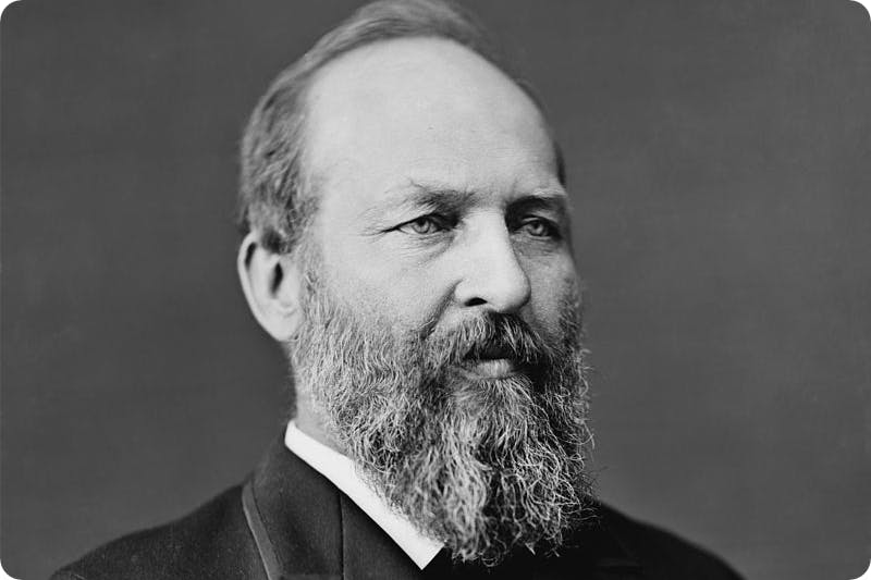 US President James A. Garfield