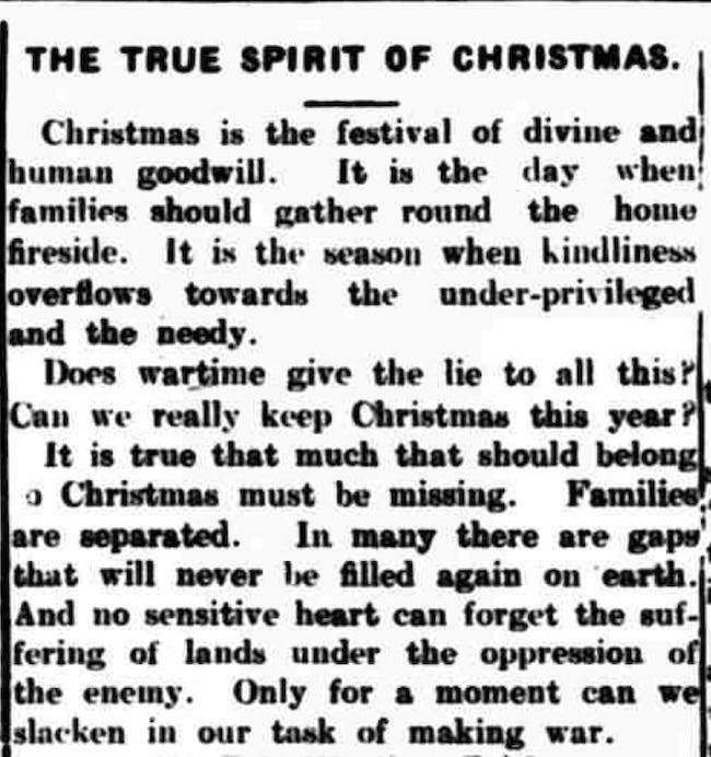 Carluke and Lanark Gazette, 18 December 1942.