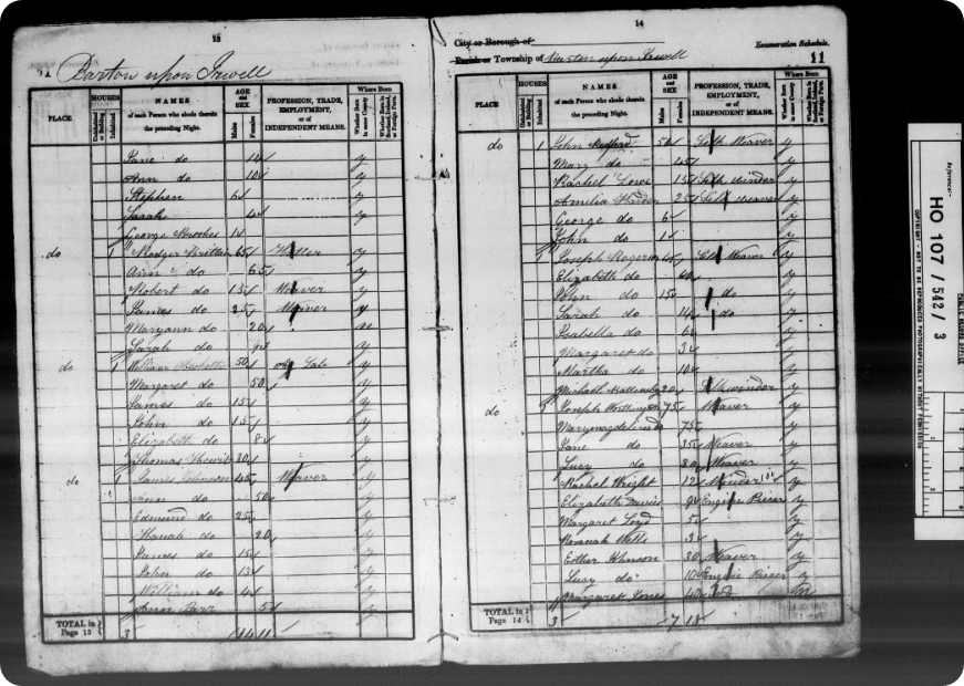 1841 census return