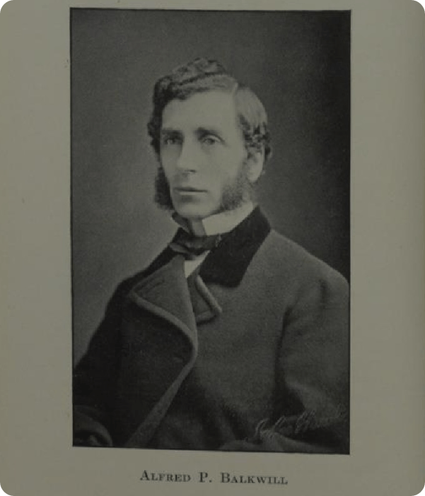A portrait of Quaker Alfred P. Balkwill