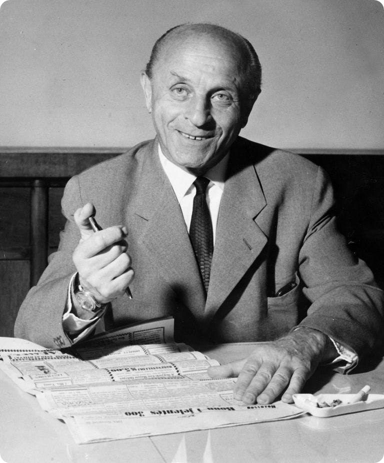 Laszlo Biro, inventor of the ballpoint pen.