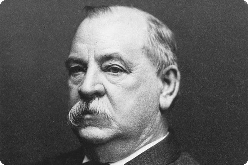 US President Grover Cleveland