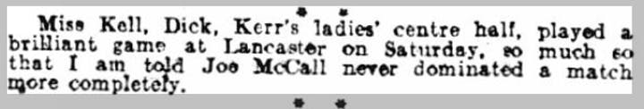 mention of alice kell in a 1918 newspaper clipping