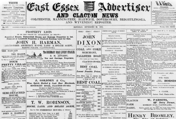 East Essex Advertiser and Clacton News.