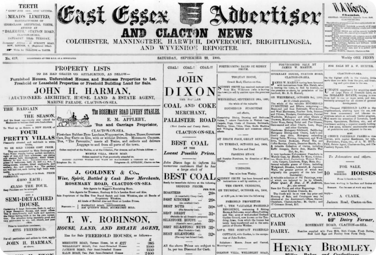 East Essex Advertiser and Clacton News.