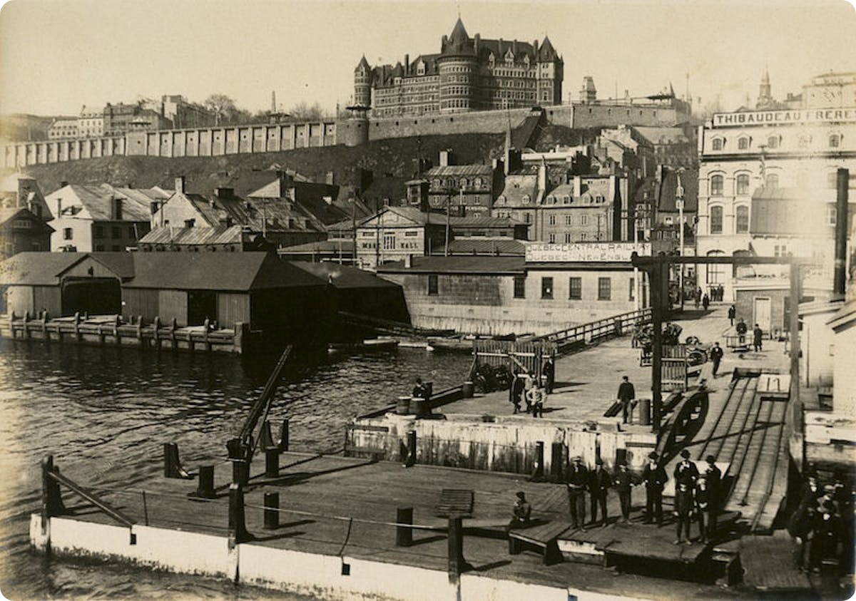 Port of Quebec, 1900