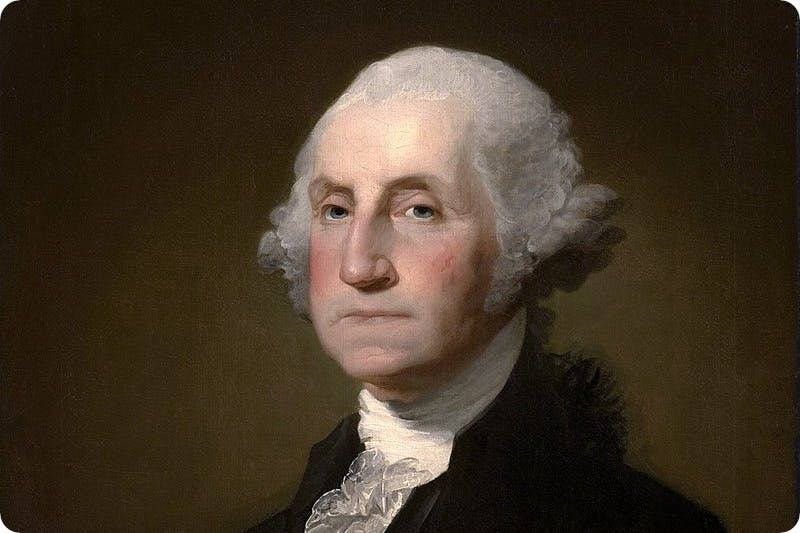 US President George Washington