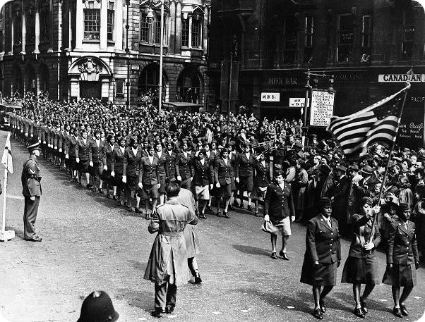 VE Day parade in Birmingham, 1945