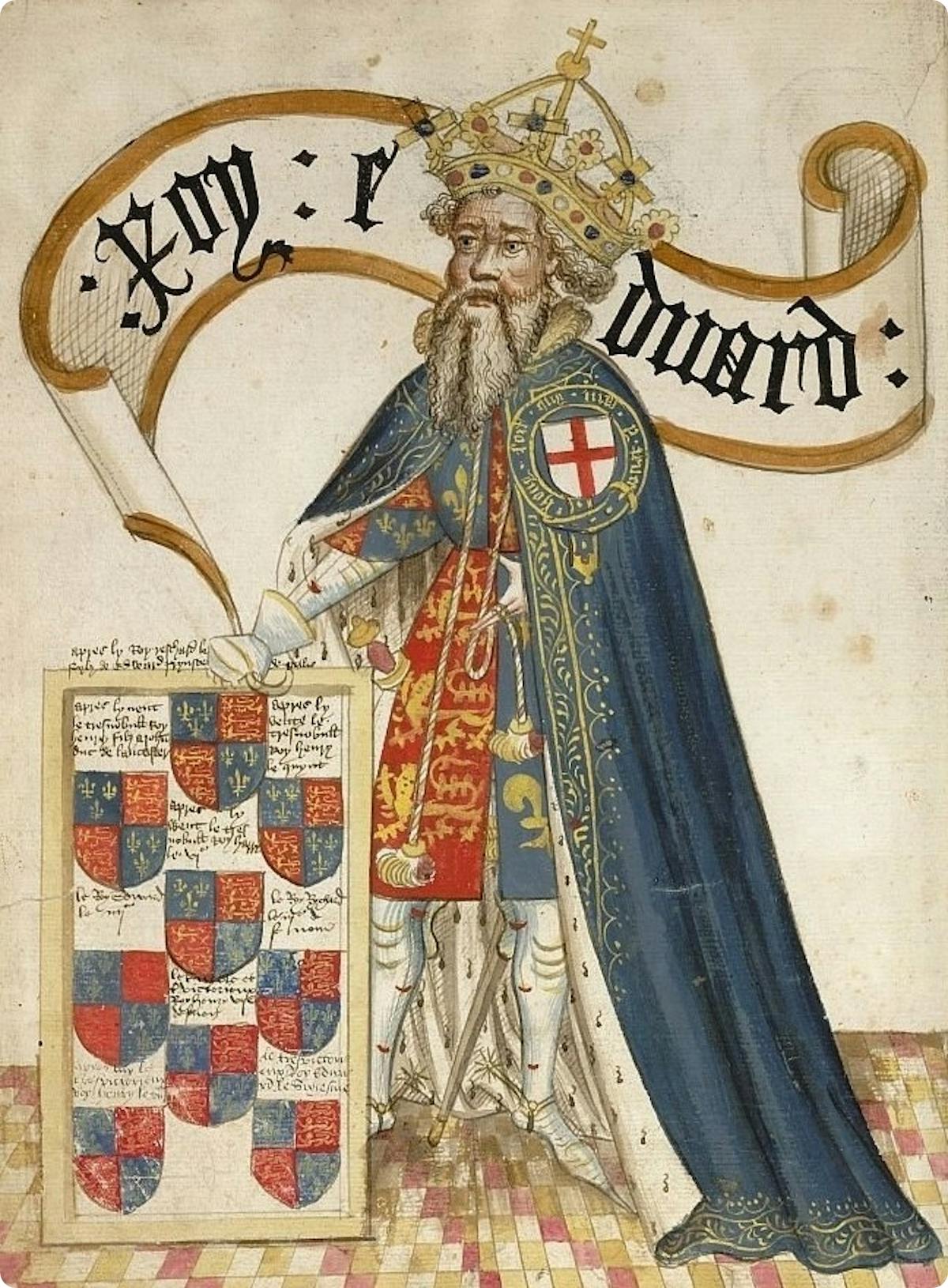 King Edward III, first sovereign of the Order