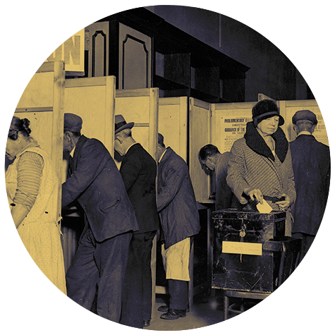 Voters going to the polls
