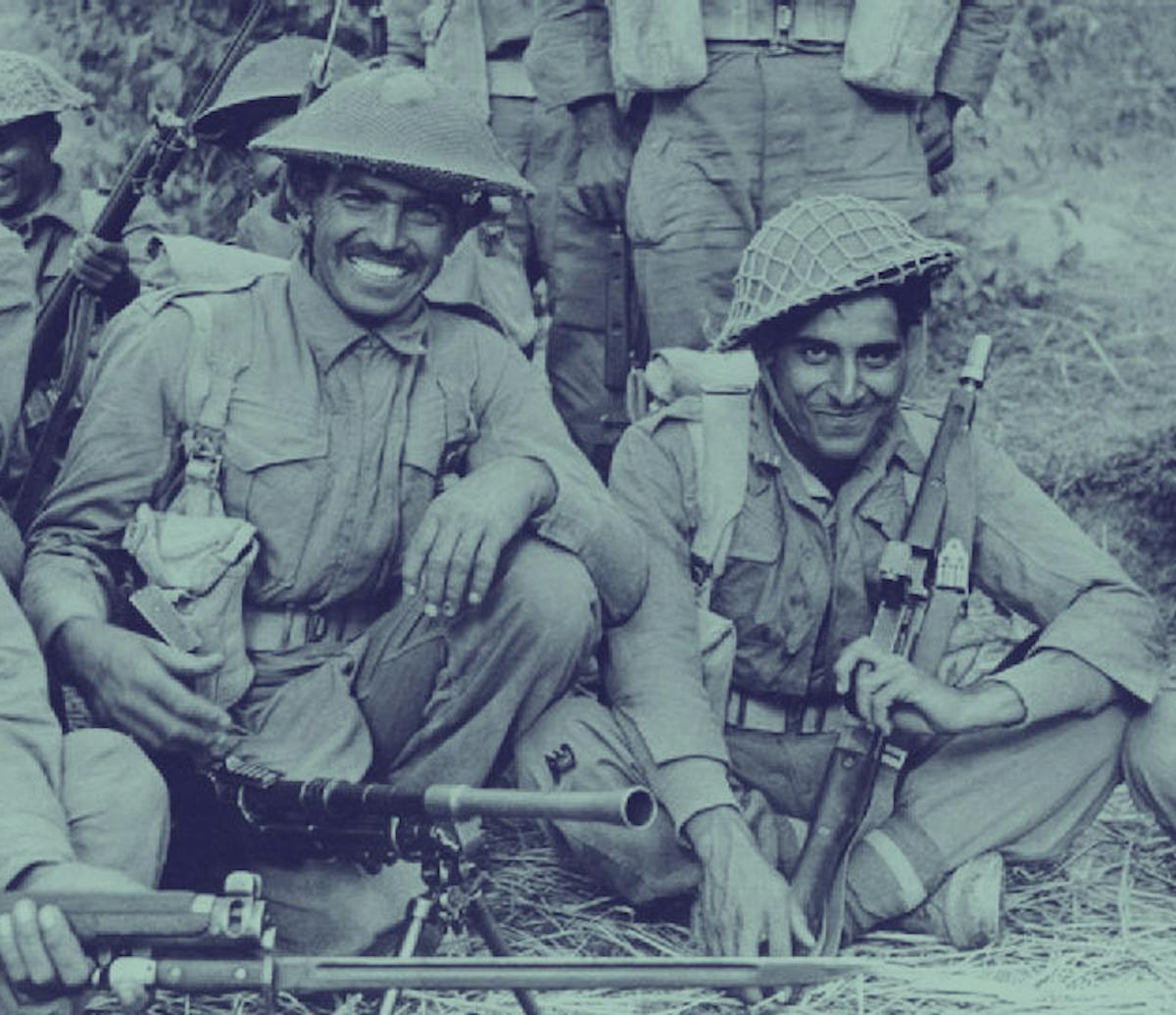 Indian soldiers in World War 2