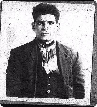 Merchant Navy Seaman Ali Aamet from Aden, born 1899