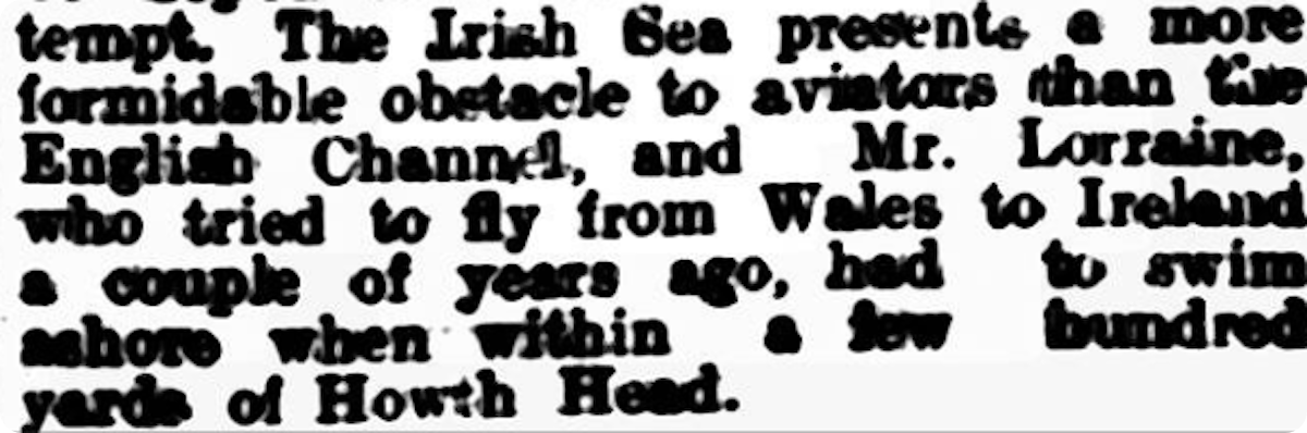 Evening News (Waterford), 1912.