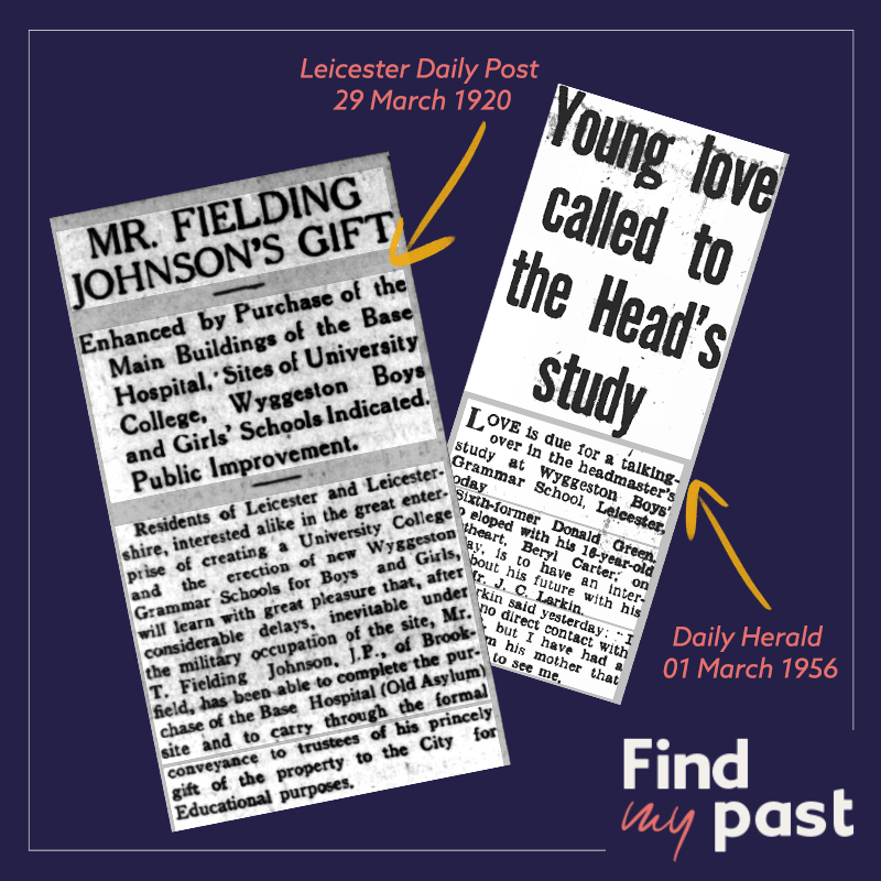 Wyggeston Grammar School for Boys has made local news more than once throughout the decades.