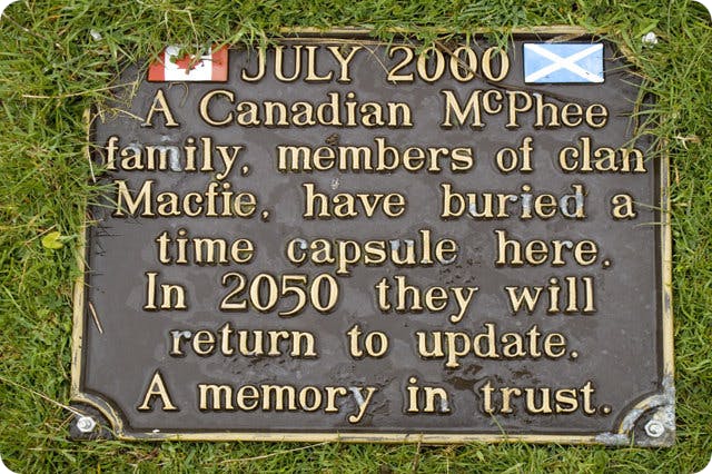 Family time capsule