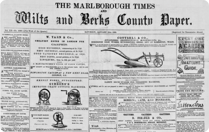 Marlborough Times, 10 January 1880.