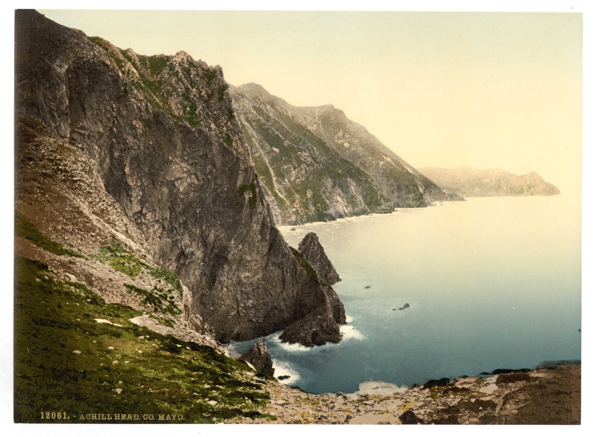 A coastal scene in County Mayo, West Ireland, from the Views of Ireland collection