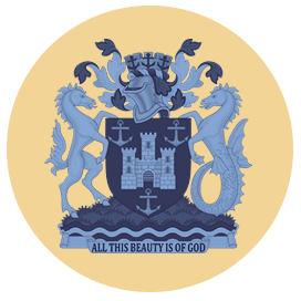 Isle of Wight county emblem: family history search