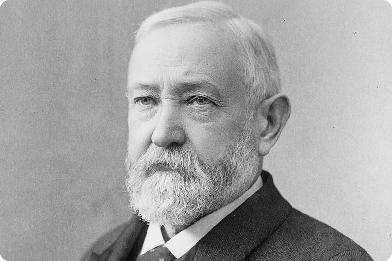 US President Benjamin Harrison