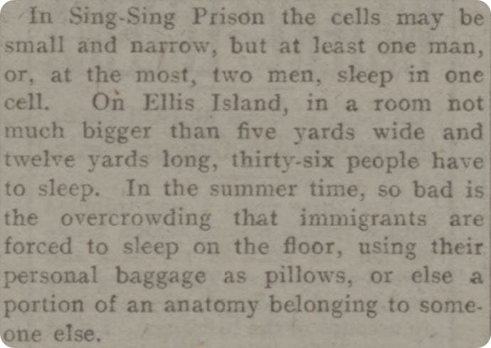 Ellis Island diary