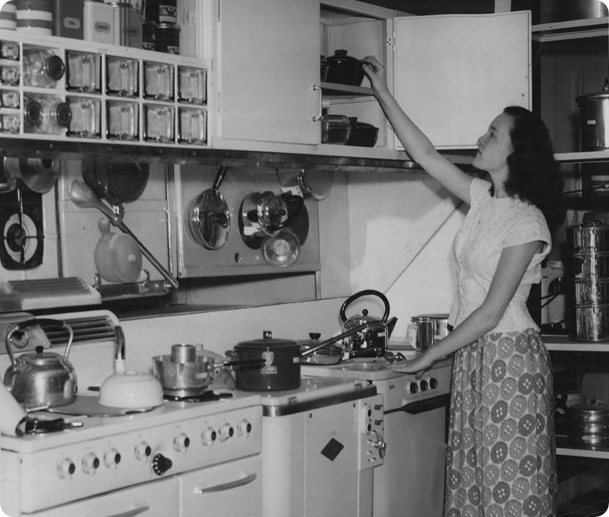 1950s kitchen