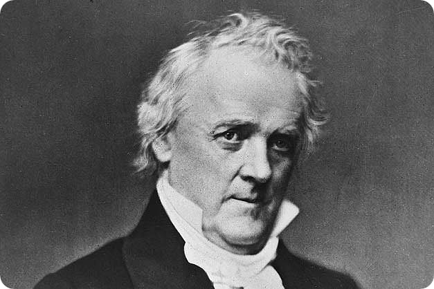 US President James Buchanan