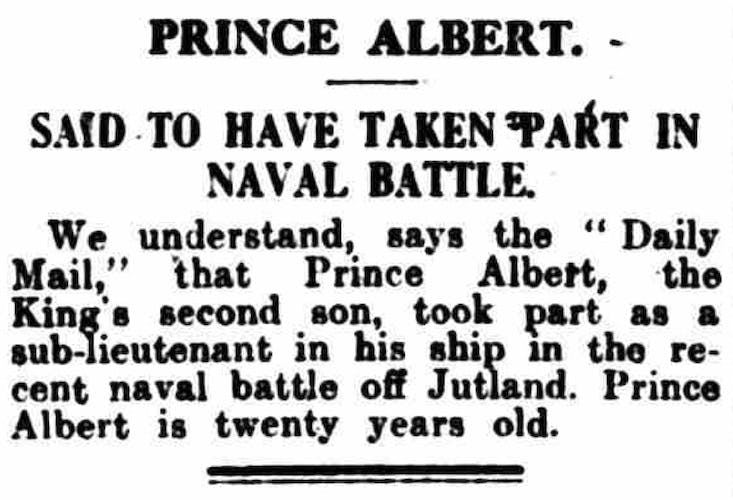 Pall Mall Gazette, 19 June 1916. 