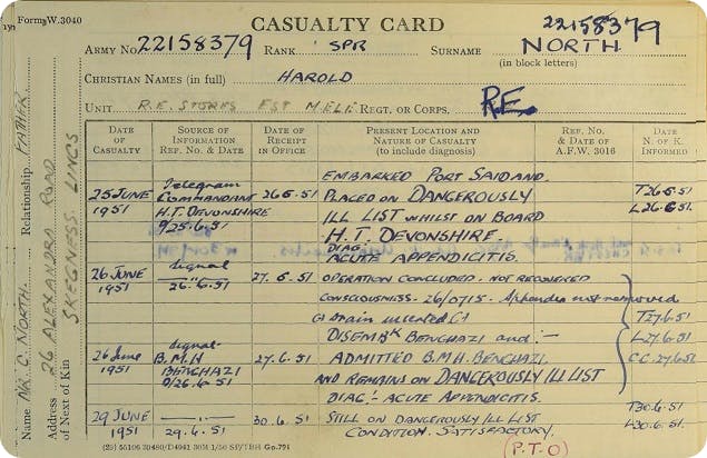Royal Engineer records WW2
