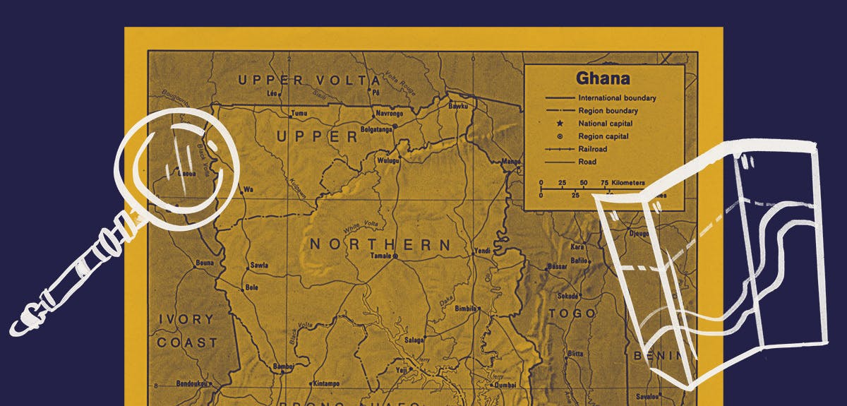 Ghana map